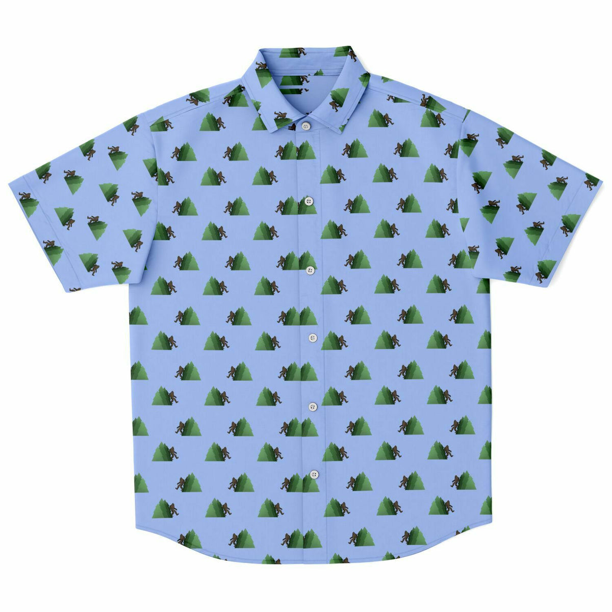 bigfoot dress shirt Amazon.com: Bigfoot Wearing Lei Men's Hawaiian Shirt