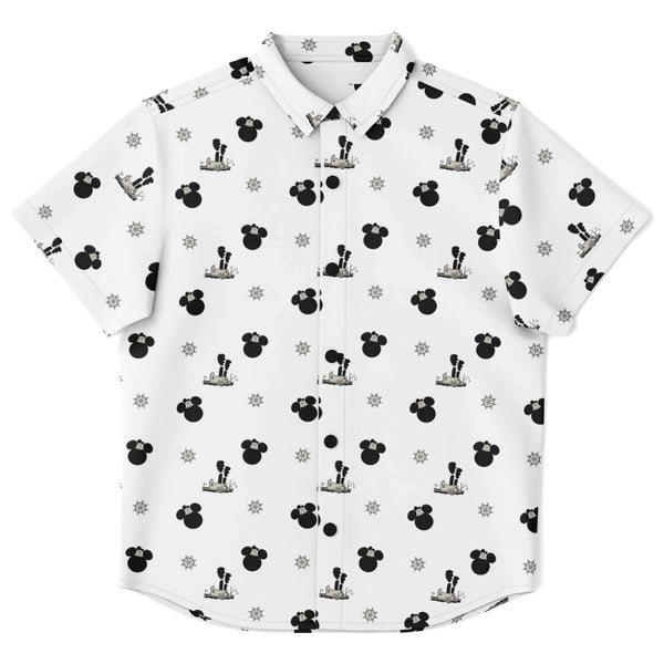 Steamboat Willie Kids Button Down