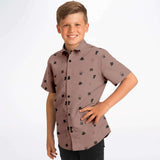 Adventuring Archeologist Kid's Button Down