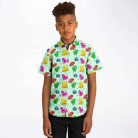 Cephalopod  Party Kid's Button Down