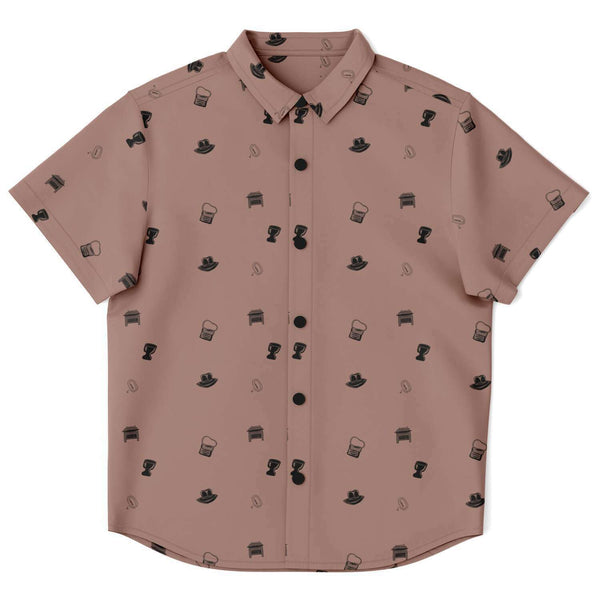 Adventuring Archeologist Kid's Button Down