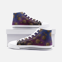 Meteor Shower High Top Canvas Shoes