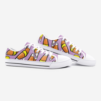 Candy Corn (Lilac) Low Top Canvas Shoes